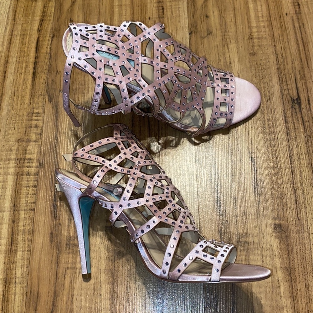 Betsy Johnson SB-Carat heels Pink 9 1/2 - Picture 12 of 15